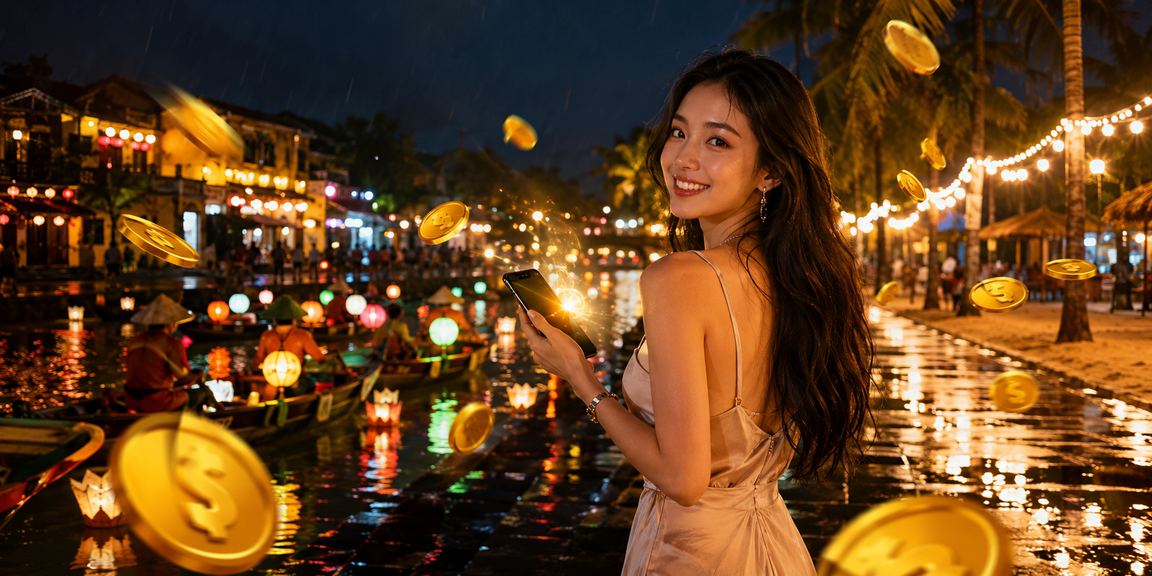 Người dùng trải nghiệm casino di động tại Hội An trên điện thoại